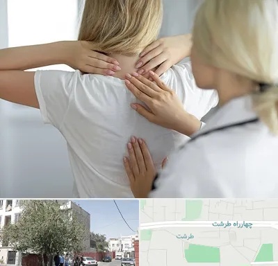 فیزیوتراپیست خانم در طرشت