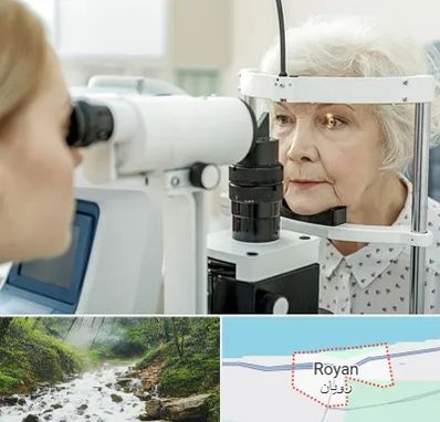 چشم پزشک خانم در رویان