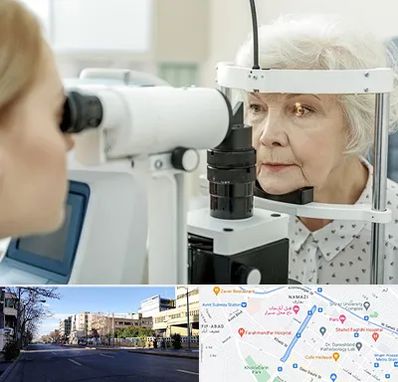 چشم پزشک خانم در خیابان ملاصدرا شیراز 