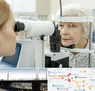چشم پزشک خانم در پارک وی 