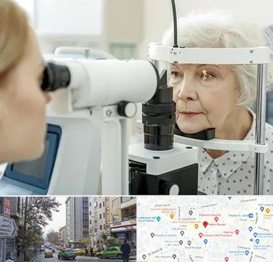 چشم پزشک خانم در فاطمی 