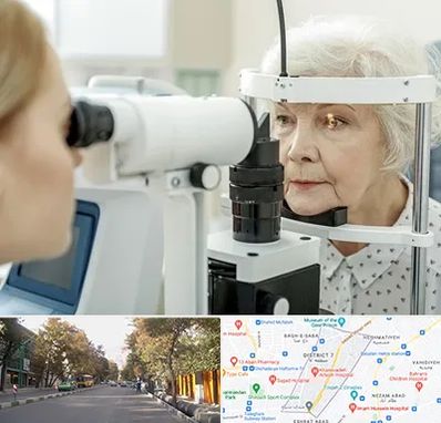 چشم پزشک خانم در شریعتی 