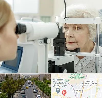 چشم پزشک خانم در شهران 