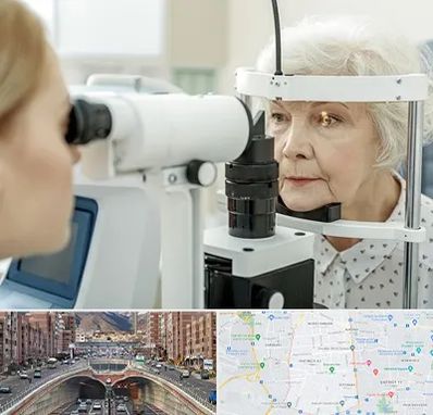 چشم پزشک خانم در منطقه 10 تهران 