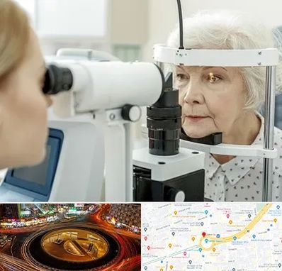 چشم پزشک خانم در میدان ولیعصر 