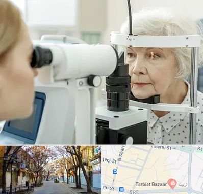 چشم پزشک خانم در تربیت تبریز