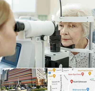 چشم پزشک خانم در سهروردی 