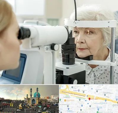 چشم پزشک خانم در رسالت 