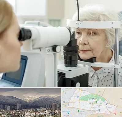 چشم پزشک خانم در منطقه 4 تهران 