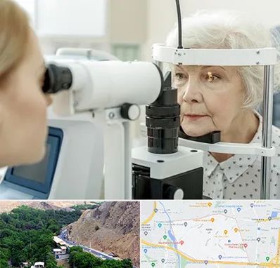 چشم پزشک خانم در کن 