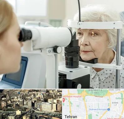 چشم پزشک خانم در مرزداران 