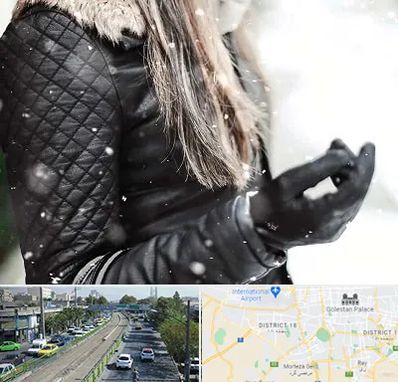 فروشگاه چرم زنانه در جنوب تهران