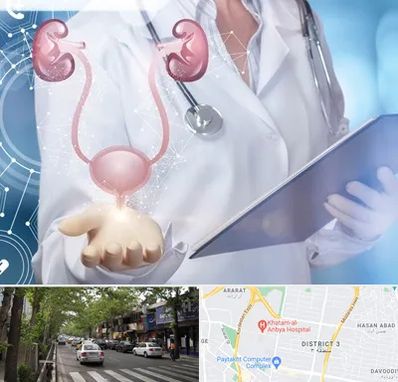 متخصص اورولوژی خانم در ظفر 