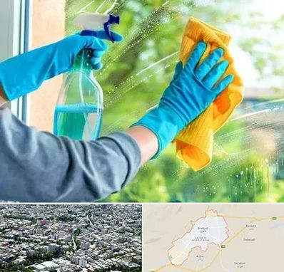 نظافتچی خانم در شاهرود