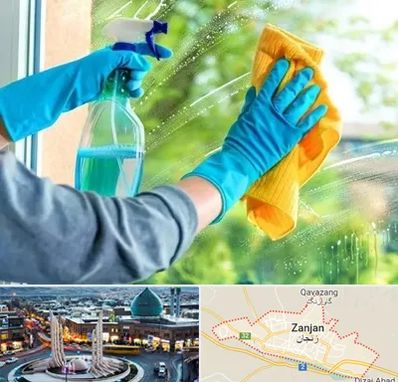 نظافتچی خانم در زنجان