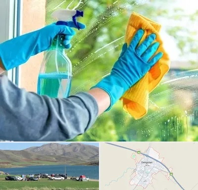 نظافتچی خانم در دهگلان