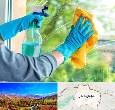 نظافتچی خانم در خراسان شمالی