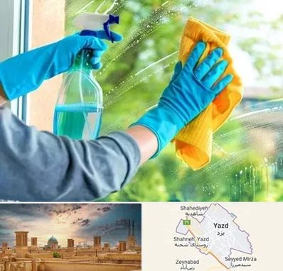 نظافتچی خانم در یزد