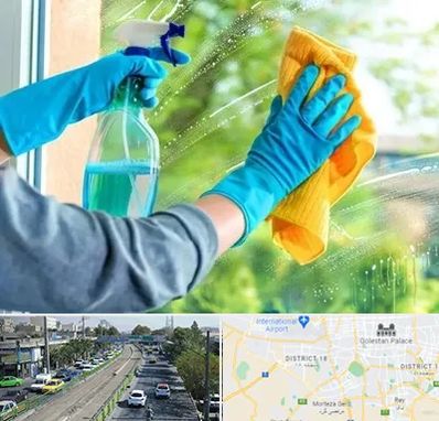 نظافتچی خانم در جنوب تهران 