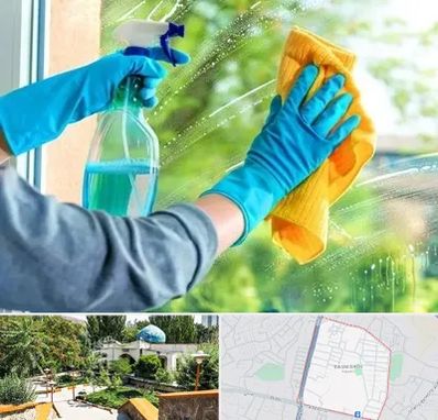 نظافتچی خانم در باغمیشه تبریز