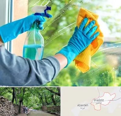 نظافتچی خانم در شاندیز مشهد