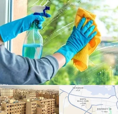 نظافتچی خانم در جنوب غرب تهران