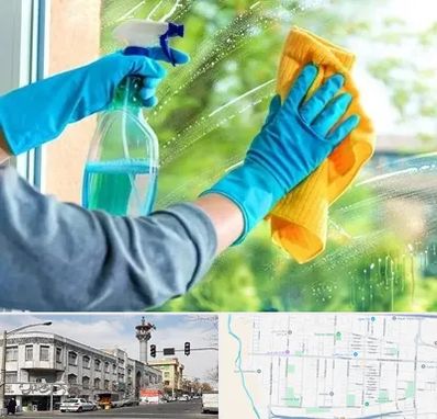 نظافتچی خانم در 17شهریور