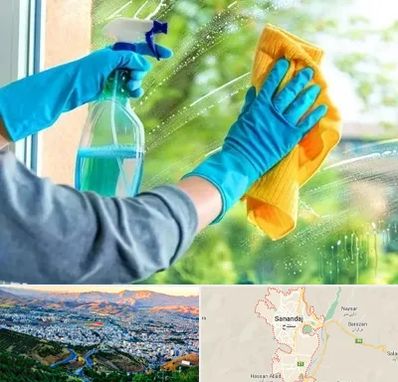 نظافتچی خانم در سنندج