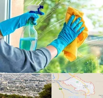 نظافتچی خانم در یاسوج