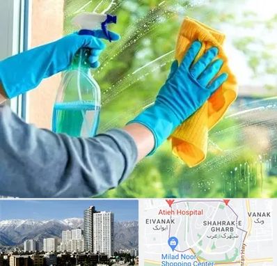 نظافتچی خانم در شهرک غرب 