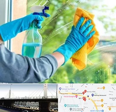 نظافتچی خانم در پارک وی 