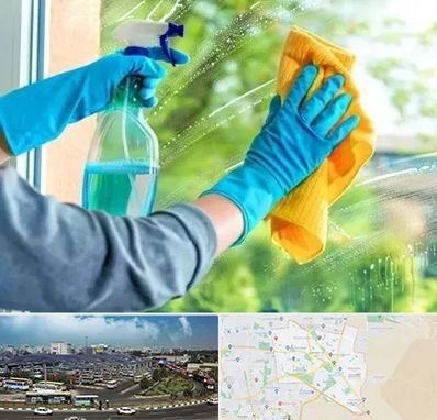 نظافتچی خانم در منطقه 15 تهران 