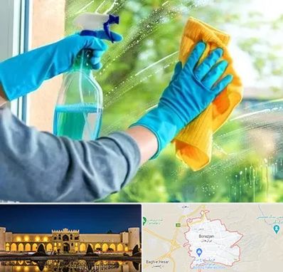 نظافتچی خانم در برازجان