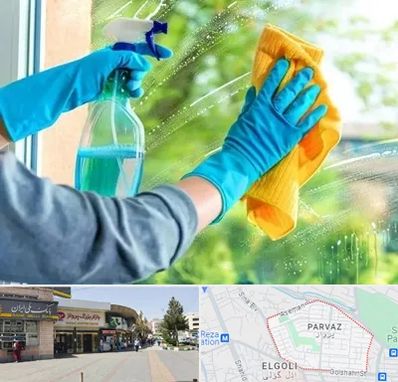 نظافتچی خانم در پرواز تبریز