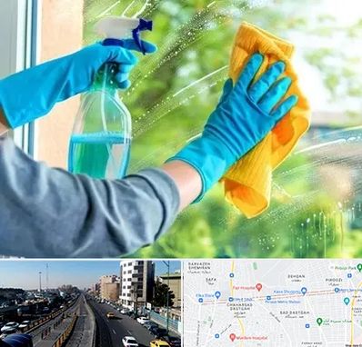 نظافتچی خانم در پیروزی 