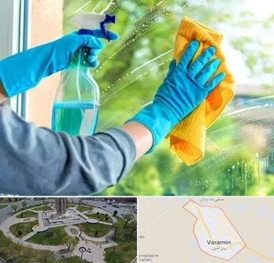 نظافتچی خانم در ورامین