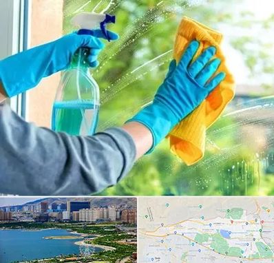 نظافتچی خانم در منطقه 22 تهران 