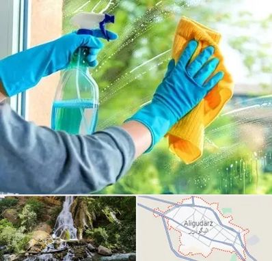 نظافتچی خانم در الیگودرز