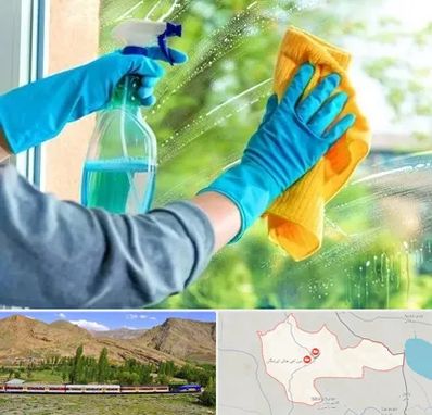 نظافتچی خانم در خاش