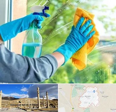 نظافتچی خانم در مرودشت