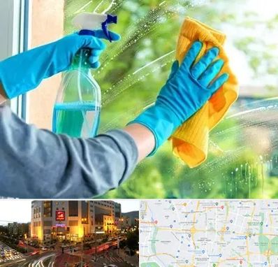 نظافتچی خانم در جنت آباد تهران 