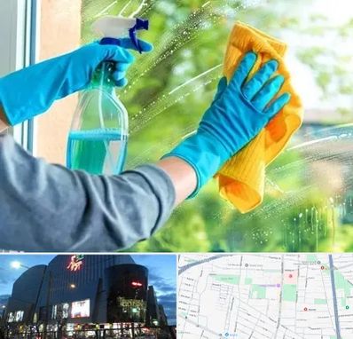 نظافتچی خانم در بلوار اباذر