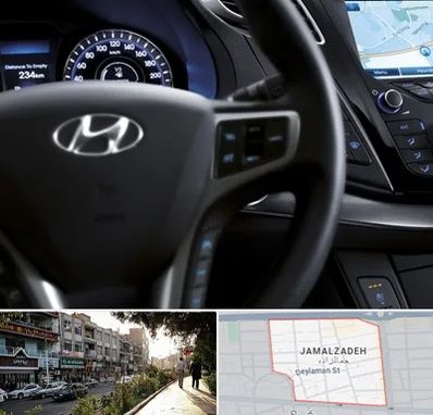 لوازم یدکی هیوندایی در خیابان جمالزاده
