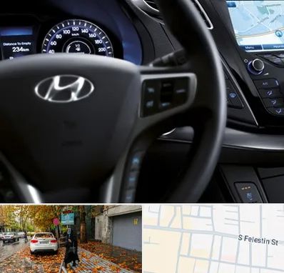 لوازم یدکی هیوندایی در خیابان فلسطین