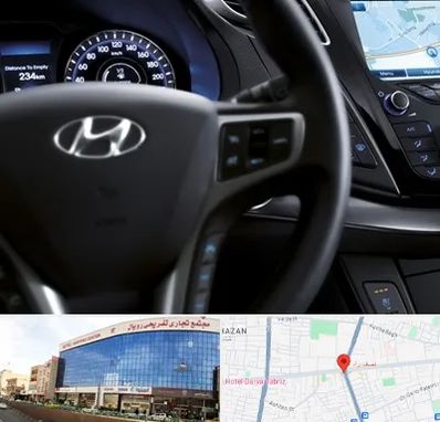 لوازم یدکی هیوندایی در نصف راه تبریز
