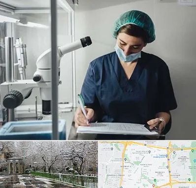 دکتر اورولوژیست خانم در باغ فیض 