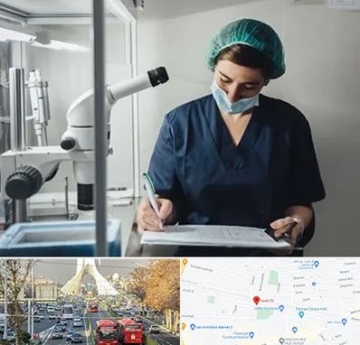 دکتر اورولوژیست خانم در خیابان آزادی
