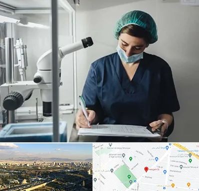 دکتر اورولوژیست خانم در هنگام 