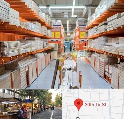 فروشگاه لوازم ساختمانی در سی تیر