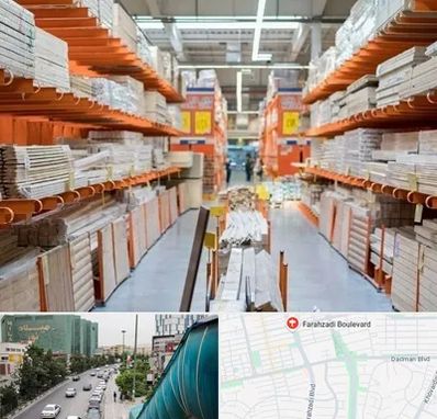 فروشگاه لوازم ساختمانی در بلوار فرحزادی